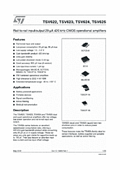 DataSheet TSV622 pdf